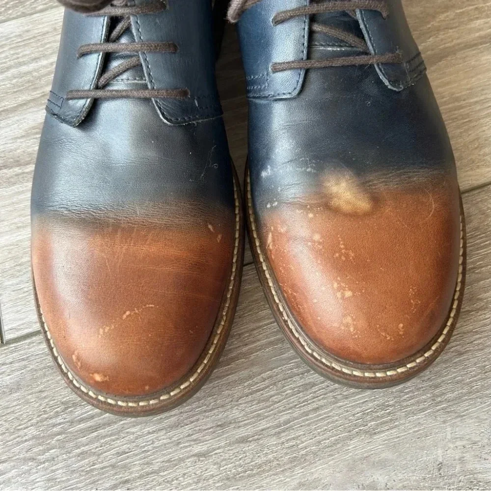NAOT Chief Handcrafted Two Tone Fade Leather Oxford Shoe Made in Israel